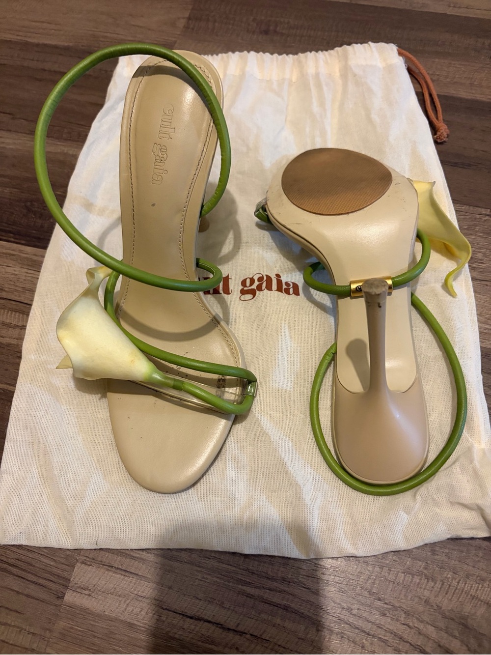 Cult Gaia Cassidy Sandal Leather Heels